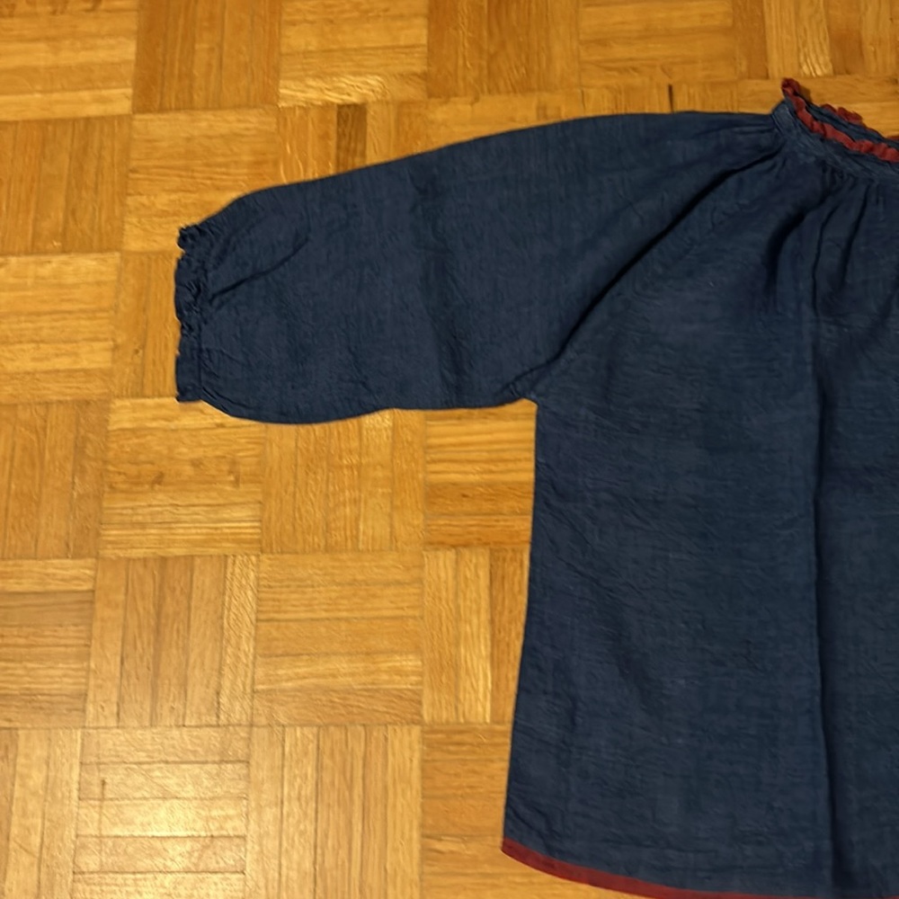 Runaway  Bicycle Navy Blue Top with Red Trim - Picture 3 of 16